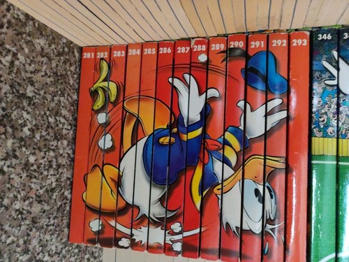 13x LTB Lustiges Taschenbuch - 281 bis 293 - Komplettes Rückenbild