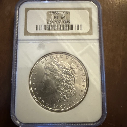 1886 MORGAN DOLLAR NGC MS64