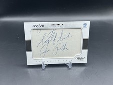 2017 Panini Certified Jim Parker Certified Cuts Auto /43 Colts HOF