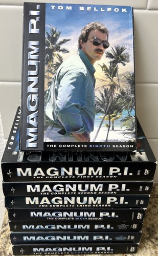 Magnum P.I. Seasons 1-8 Seasons Complete DVD Box Sets Tom Selleck