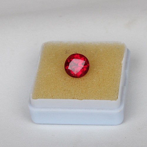 Red Ruby Blood 6.50 Ct. Round Cut Mozambique Amazing RARE Loose Gemstone - Picture 2 of 6