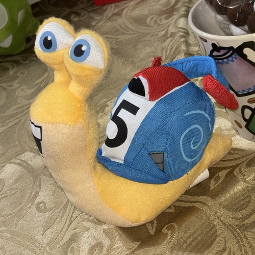 Dreamworks Turbo Racing Team Snail Plush 2013 Kellytoy #5 Stuffed Animal 6.5" - Picture 3 of 13