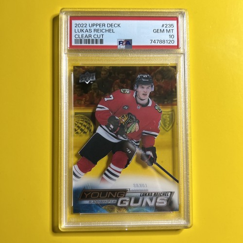 Lukas Reichel [Clear Cut] #235 2022 Upper Deck card
