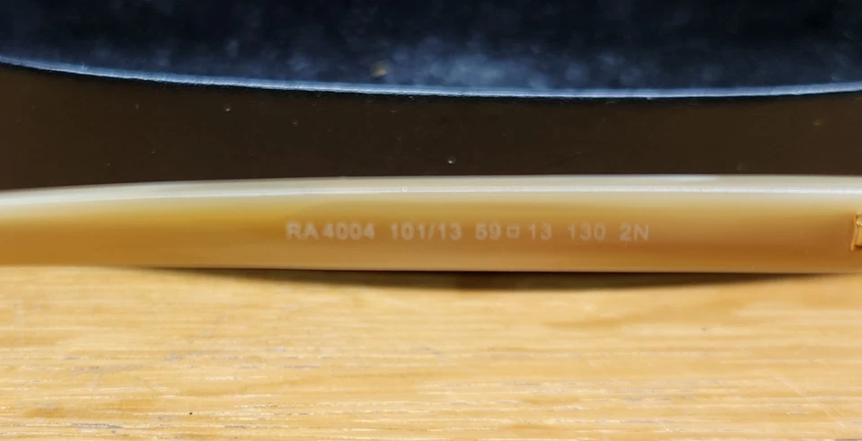 Ralph Lauren RA4004 marco dorado lente marrón gafas de sol aviador SOLO MARCOS con estuche Foto 4 de 4