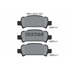 Satz Bremsbeläge Bremsklötze hinten für Subaru Impreza GC GD GFC GF GG | 2459