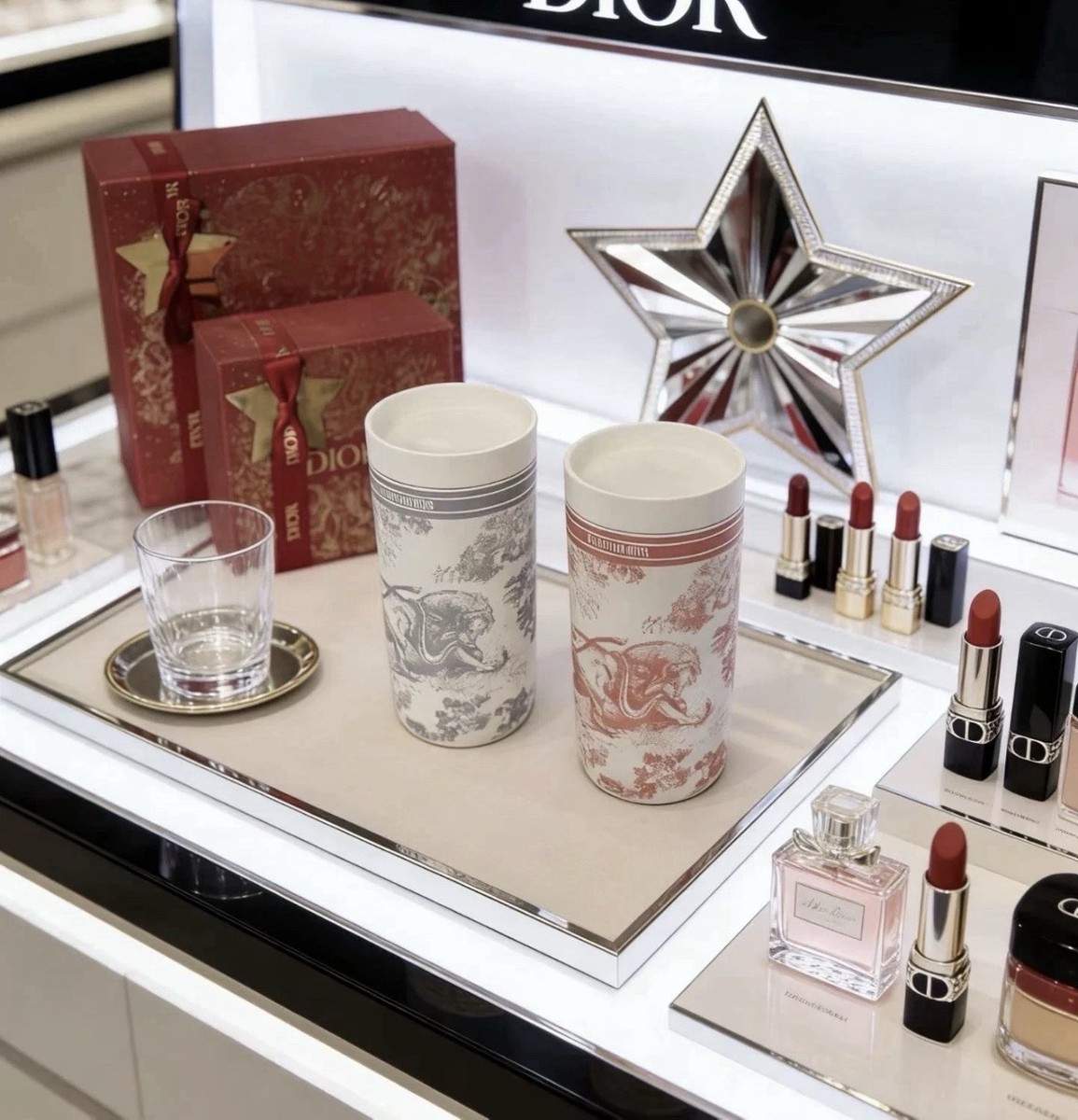 DIOR BEAUTY Tumbler Prestige Toile deJouy Insulated 400ML GREY