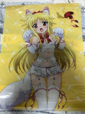 Magical Girl Lyrical Nanoha A3 Clear Poster Original Illustration Fate Lottery