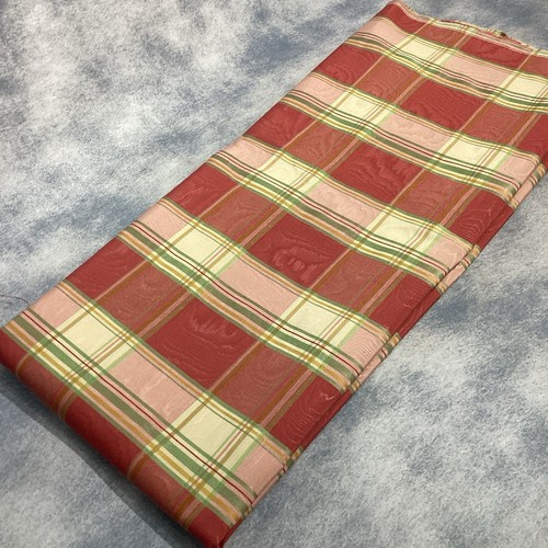 Rosa Karo Moire Taft Dekorateur Stoff 4,5 Yard NEU 56" breit - Bild 2 von 6