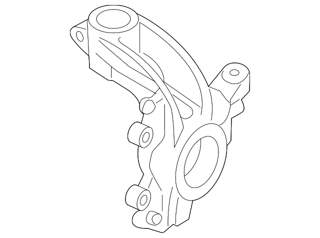 Mazda OEM 10-13 3 Front-steering Knuckle Spindle BBM233031C for