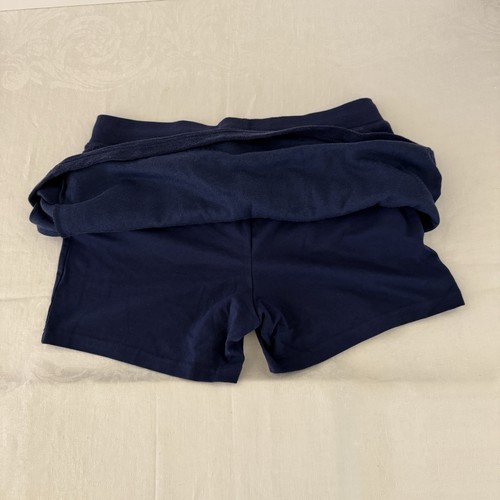 New York Laundry 2 Skorts Navy & Orange Sz Large Terry Skirt Cotton Shorts NWOT - Picture 24 of 24