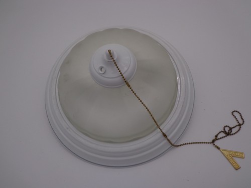 Monte Carlo MC59WH Frosted Melon Bowl Light Kit, White - Picture 1 of 4