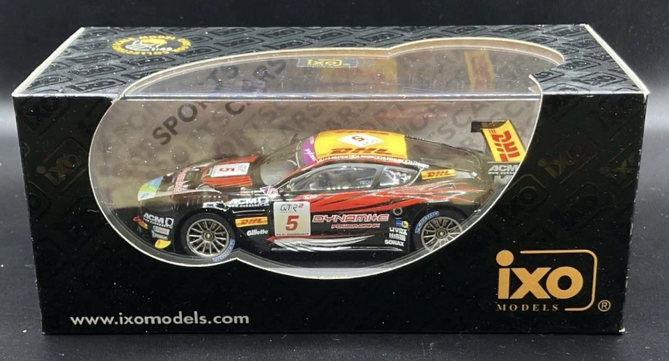Ixo 1/43 Aston Martin DBR9 #5 2nd 24hs SPA 2006 Deletraz  Piccini #GTM049 - Image 3 of 4