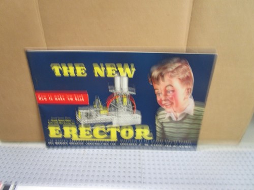 VINTAGE GILBERT ERECTOR SET 4 1/2-100 TOYS IN ONE W/ORIGINAL BOX & MANUAL--EC - Picture 5 of 13