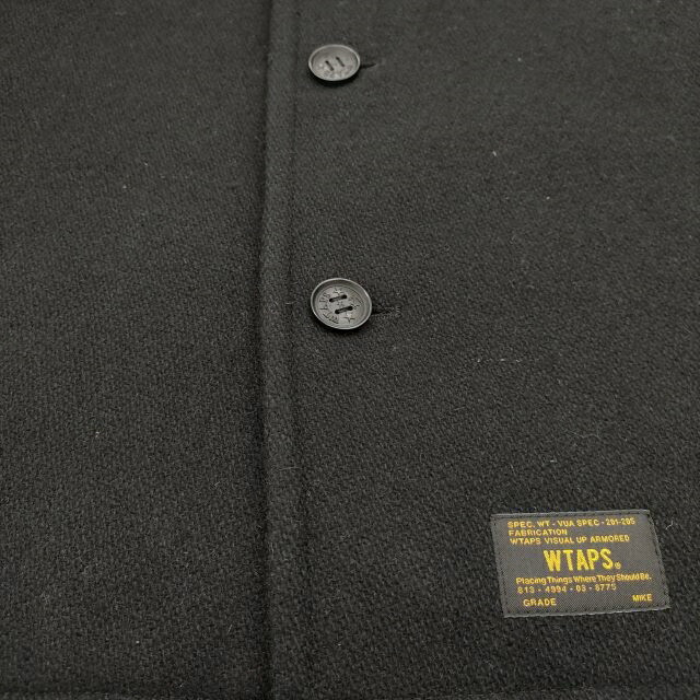WTAPS 22LTDTJKM05 CPO JK Jacket Wool Melton Size 2 Black Men WTAPS 22LTDTJKM05 CPO JK Jacket Wool Melton Size 2 Black Men