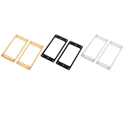 2 Pcs Electric Guitar Pickup Frame Guitar Replacement Metal Humbucker Pickup - Picture 3 of 21