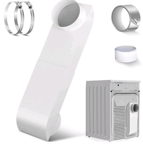 Telescoping Dryer Vent Kit, Adjustable Length 304 Stainless Steel Dryer 4" Vent - Picture 1 of 7