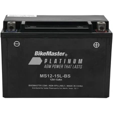 BikeMaster AGM Battery MS12-15L-BS MS12-15L-BS