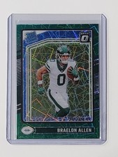 2024 Panini Donruss Optic - Rated Rookie Braelon Allen #211 Green Velocity Prizm