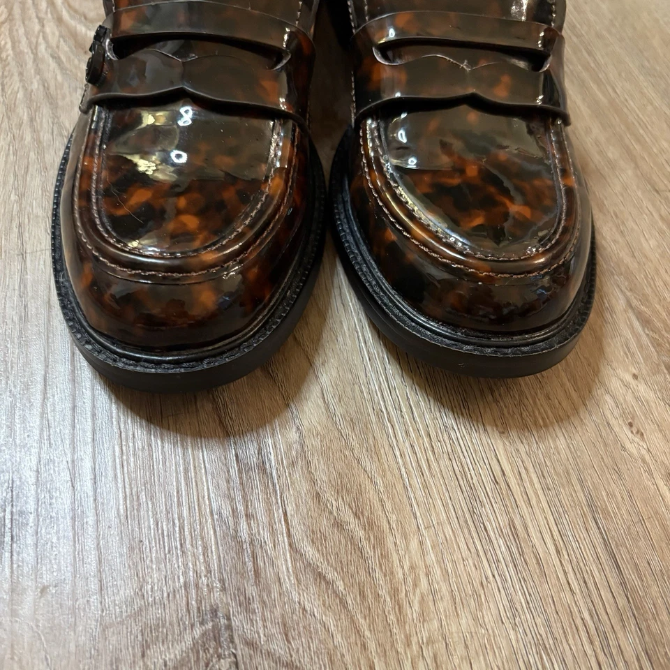 Mocassim Sam Edelman Colin marrom couro múltiplo, tamanho 7 - Imagem 3 de 4