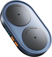 VAYDEER Dual Turntable Mouse Mover with Adjustable Intervals and ON/Off Switch,