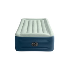 Intex Elevated 18" Pillow Rest Twin Air Mattress with Internal Pump -