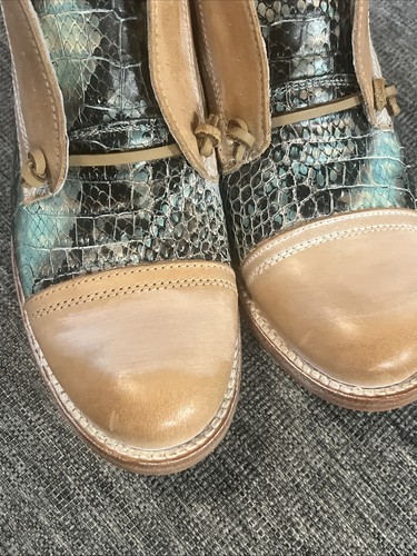 Freebird Mabel Taupe Multi Teal size 9 retail $195 NWOB - Picture 10 of 14