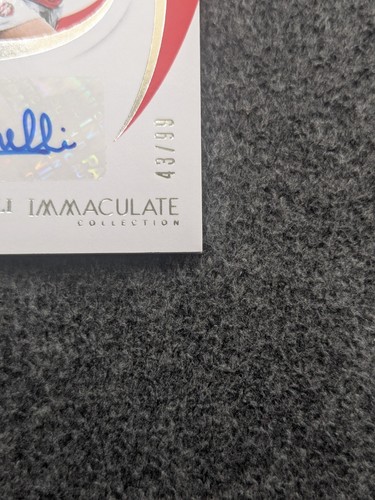 2021 PANINI IMMACULATE COLLECTION GABRIEL MARTINELLI MODERN MARKS ROOKIE AUTO/99 - Picture 5 of 10