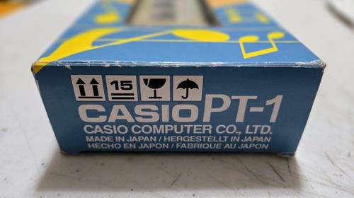 Vintage Casio PT-1 Electronic Mini Keyboard GETESTET FUNKTIONIERT Made Japan Synthesizer - Bild 6 von 6