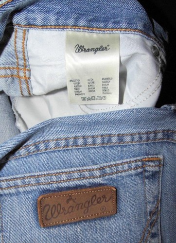 WRANGLER - Men's Vintage Texas Long Denim Shorts - 34"W - Regular Fit Blue Jorts - Picture 4 of 4