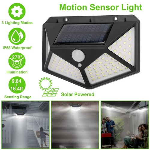 Multifunktionale Wasserdichte Außen Solar Lampe Garten Deko LED Sensor Leuchte - Bild 17 von 18