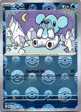 Cubchoo (Poke Ball Pattern) 025/086 Common SV: Black BoltNM