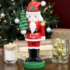 Santa Claus with Tree Indoor Nutcracker Statue - 16.75 in by Sunnydaze