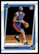 2021-22 Donruss Rated Rookies Isaiah Livers Rookie Detroit Pistons #227