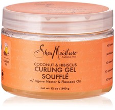 SheaMoisture Coconut Hibiscus Curling Gel Souffl 12 oz 1 Pack New
