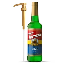 Torani Lime Syrup, Pump Included, 25.4 Oz