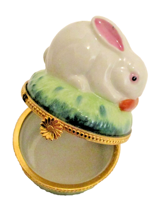 Takashi Ceramic Bunny Trinket Box 2x2 in (SKU# 2745) | eBay