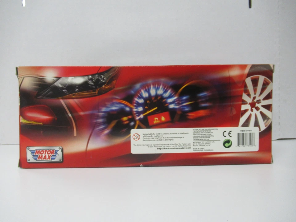 2004 Motor Max Black Chrysler ME Four-Twelve Concept Car  1:18 Scale - Image 4 of 4