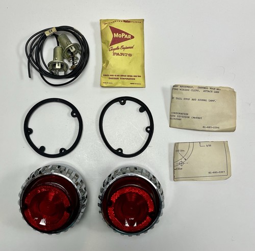 Nos Tail Light Assemblies 1962 Plymouth Fury Sport Fury 2421450