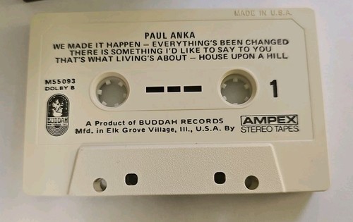 Paul Anka - Self-Titled Cassette EX Buddah Records Flip Case M 55093 TESTED VTG - Picture 4 of 5
