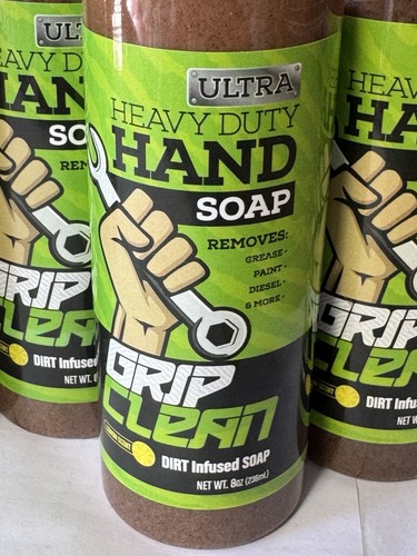New 7 Grip Clean Ultra Heavy Duty Hand Cleaner Soap 8 Oz Per Bottle BIG LOT SALE - Picture 3 of 3
