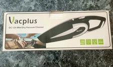New In Box Vacplus Wet Dry Vac Car Vacuum Cleaner DC 12V Portable Handheld