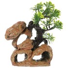  Aquarium Ornaments Decorations Fake Plants for Reptile Fish Tank