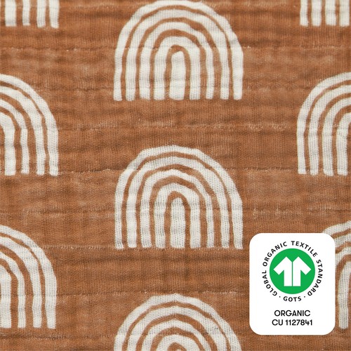 100% Organic Cotton All-Stages Midi Crib Sheet, GOTS-Certified, Fitted 360°, ... - Picture 5 of 8