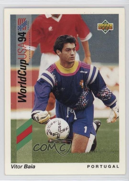 1993 Upper Deck World Cup 94 Preview English/Spanish Vitor Baia #88 9cx