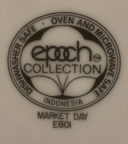 4 Epoch Market Day 10 1/2 Dinner Plates - Picture 4 of 4
