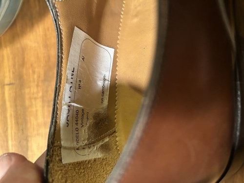 EUC Baker Benjes Size 9 Chocolate Brown Leather Lace-up Derby Italy - Picture 3 of 8