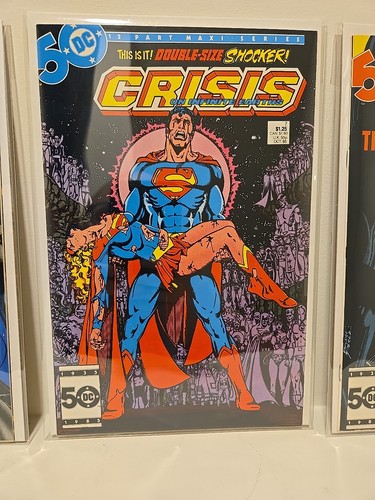 CRISIS ON INFINITE EARTHS #1-12 (1985) COMPLETE NM Death of Super-Girl & Flash - Picture 8 of 13