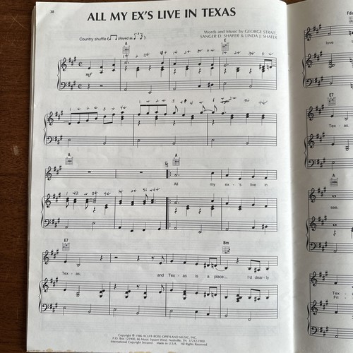 GEORGE STRAIT GREATEST HITS VOLUME 2 MUSIC BOOK PIANO/VOCAL/GUITAR SONGBOOK - Picture 7 of 9