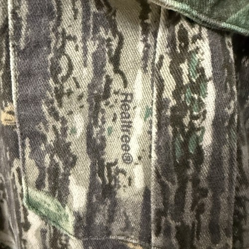 Rattlers Brand Realtree 90s USA Made Thick Oversized Camo Shirt XL - Picture 5 of 11
