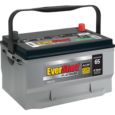 EverStart Platinum BOXED AGM Battery, Group Size 65 12 Volt, 750
